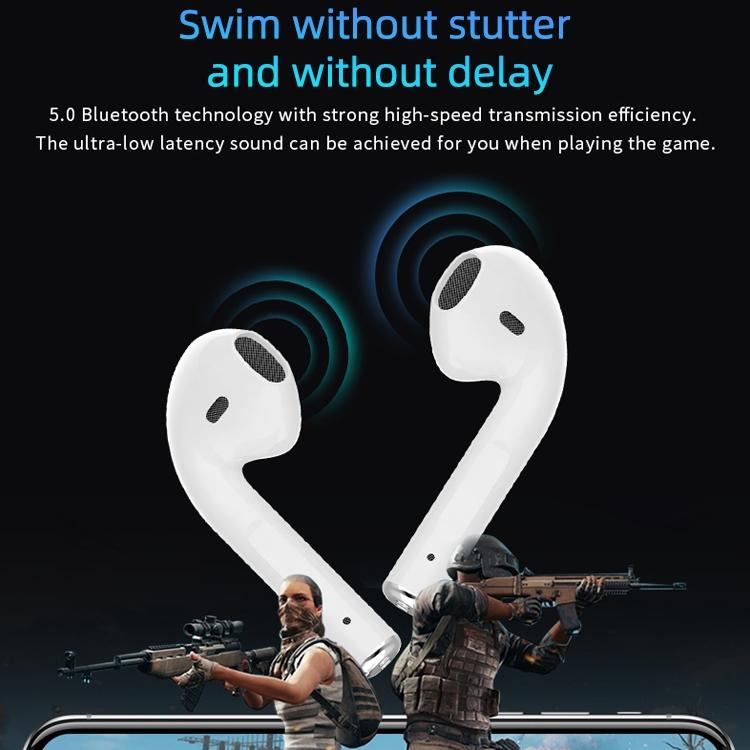 Wireless t & g Tg11 Tws Bluetooth Earphones with Charging Box - White
