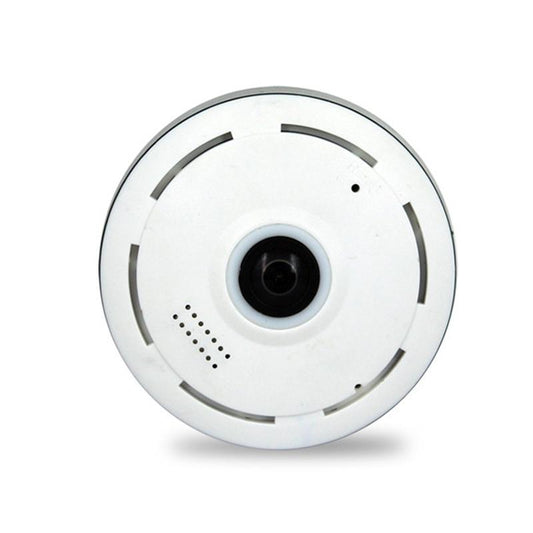 360 Degree Hd Panoramic Camera With Mobile Control And Tf Card Slot - White