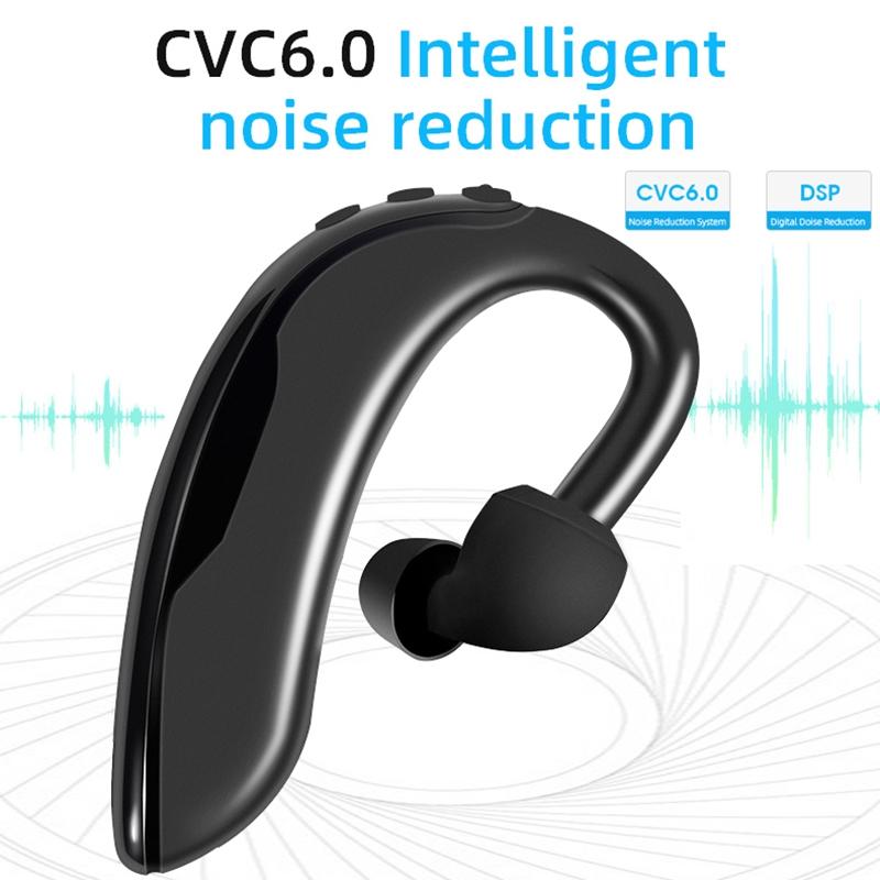 Intelligent Noise Cancelling Bluetooth Earphones - Q10 - White