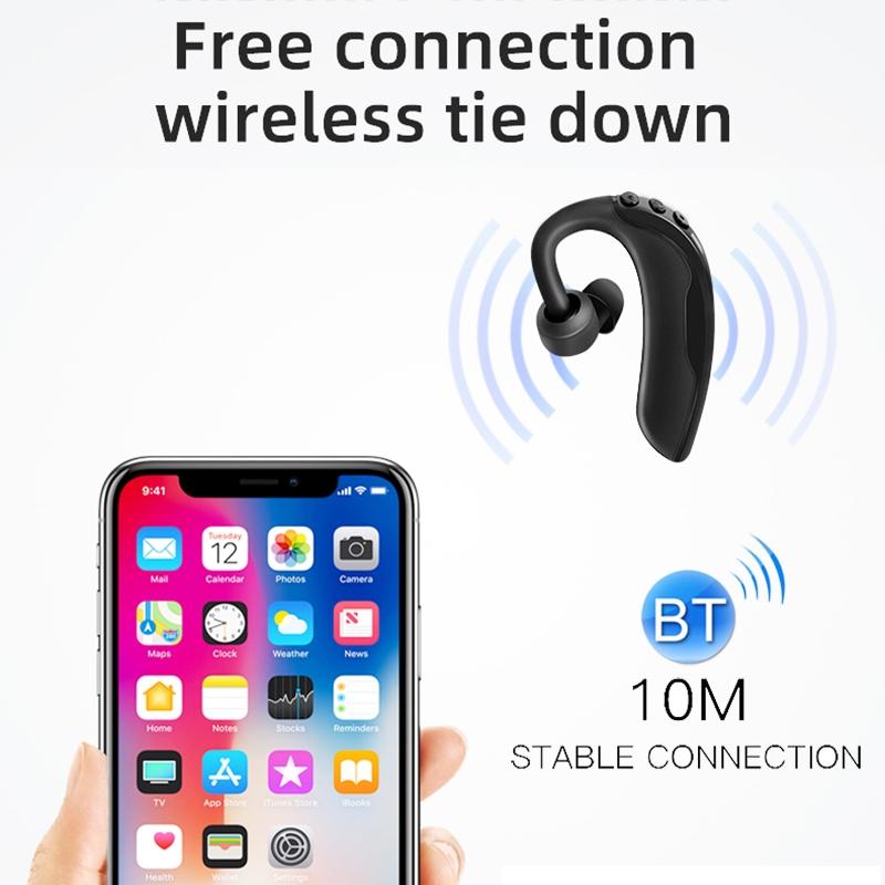 Intelligent Noise Cancelling Bluetooth Earphones - Q10 - White