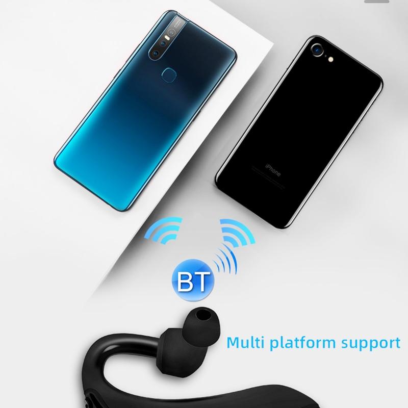 Intelligent Noise Cancelling Bluetooth Earphones - Q10 - White