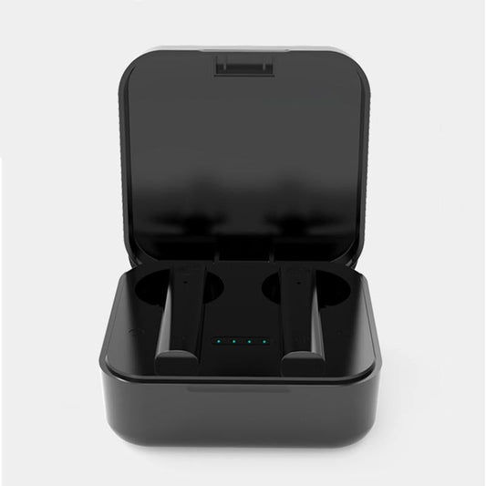 Wireless Dual Mic Noise-cancelling Earbuds with Charging Case - White