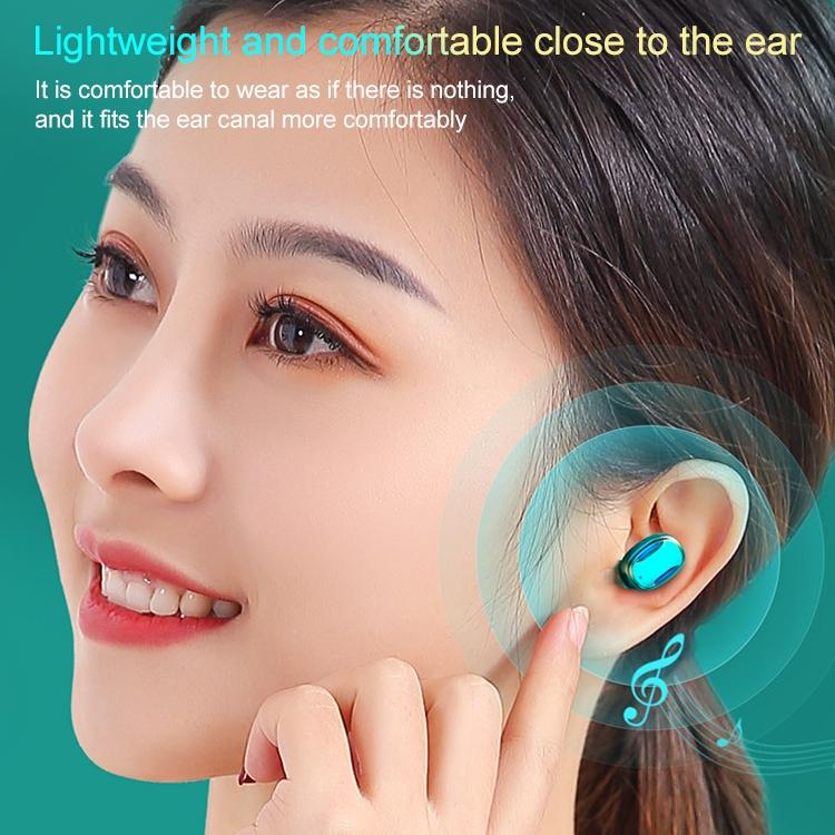 Wireless Bluetooth Earphones with Magnetic Charging Box - White