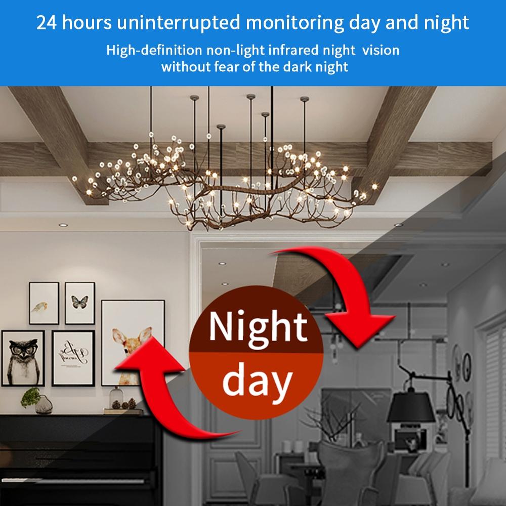 Wireless Mini Surveillance Camera With Night Vision & Motion Detection - 720P