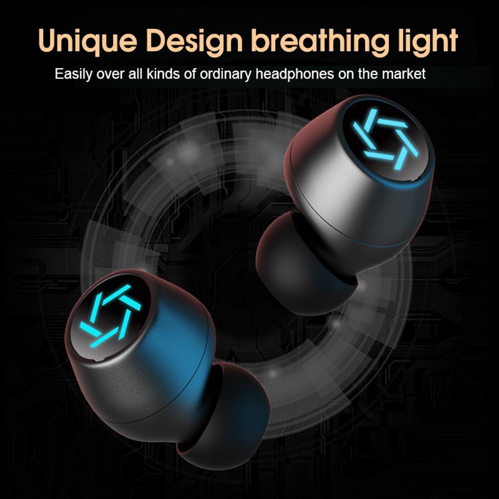 Wireless Bluetooth Earphones with Charging Box - White