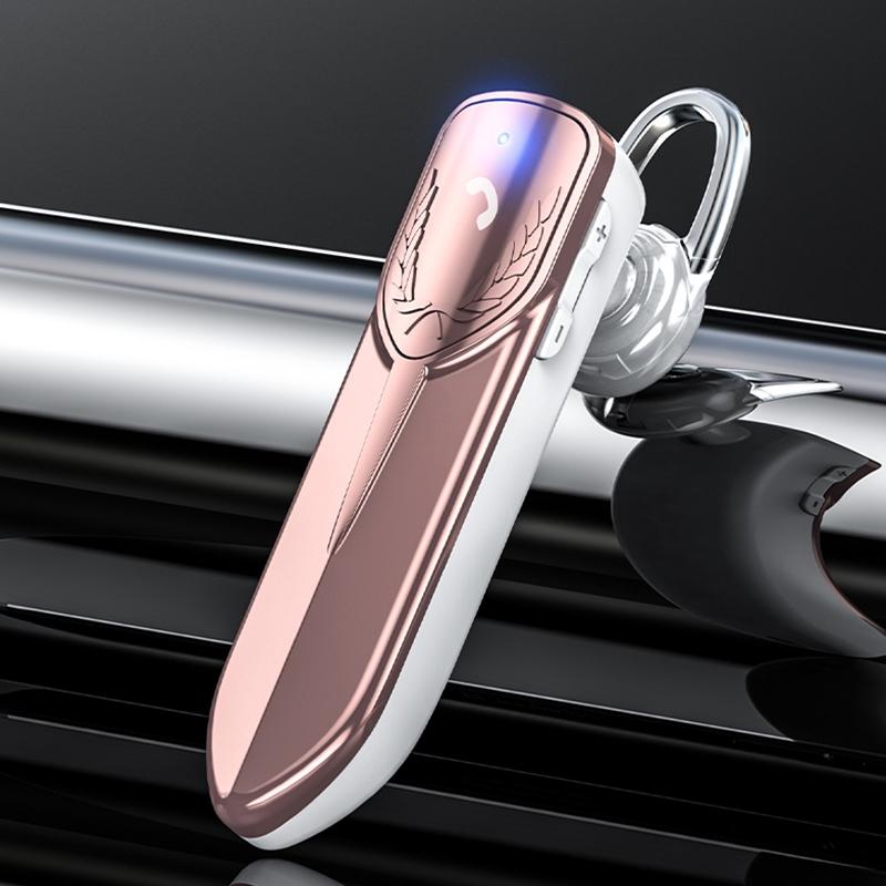 Bluetooth Earphone with Cvc Noise Reduction - Unilateral Design - White