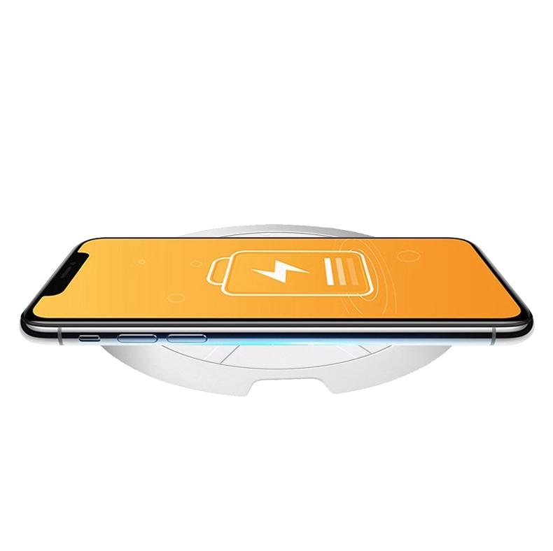10W Portable Wireless Charger Lightweight & Smart - White