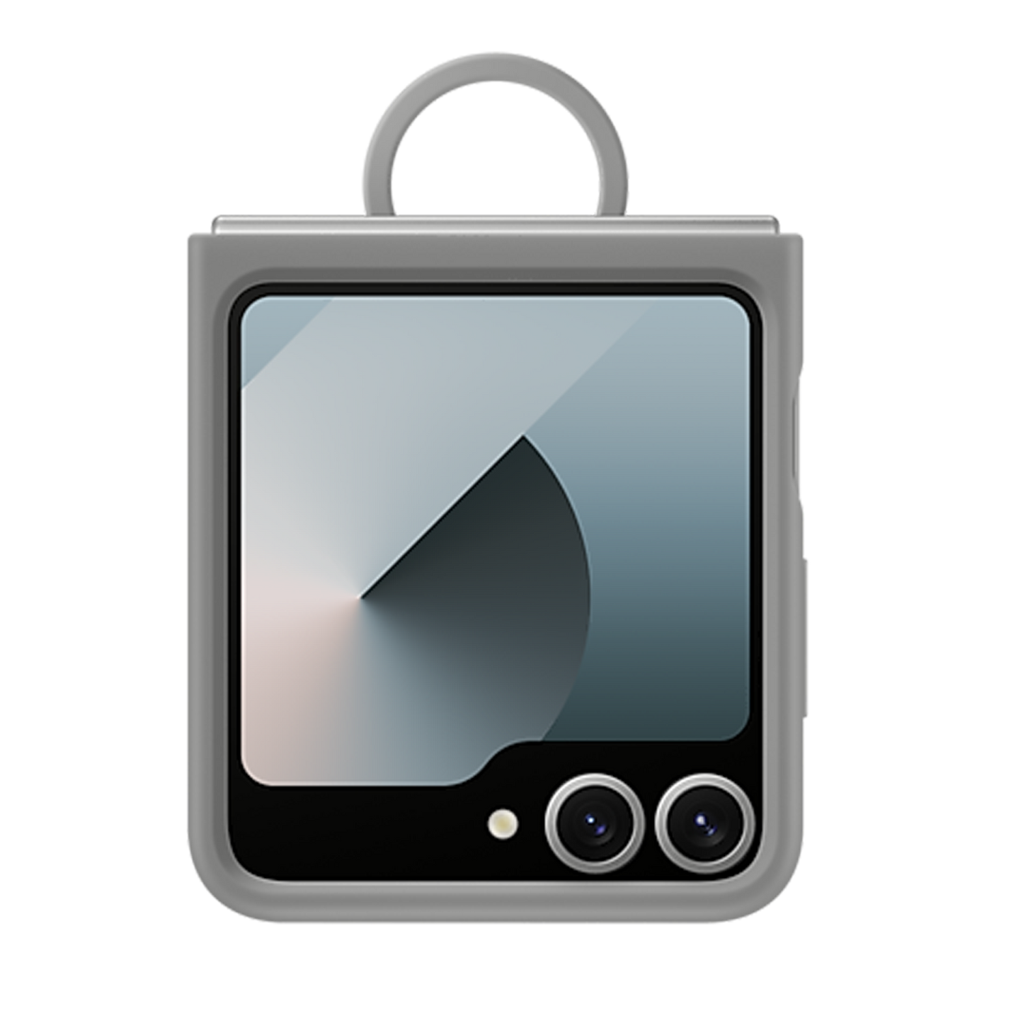 Samsung Silicone Case with Ring for Galaxy Z Flip6 - Grey