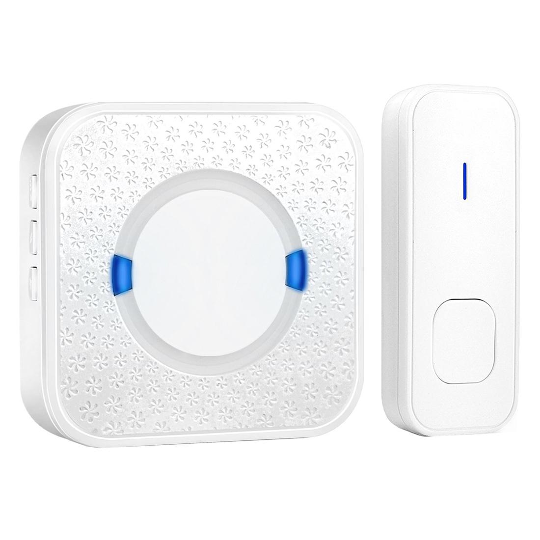 Wireless Waterproof Doorbell Receiver - 110Db 300M Range 53 Music Options-1915196631993683975