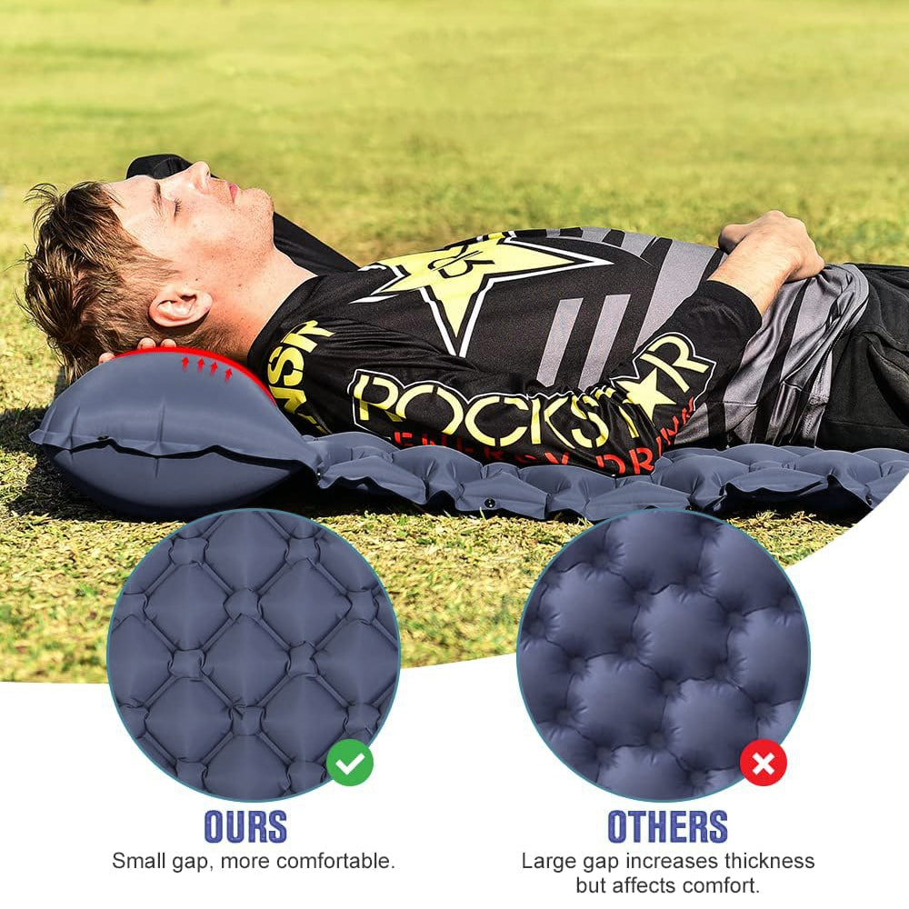 HYPERANGER Inflatable Sleeping Pad for Camping with Built-in Pump