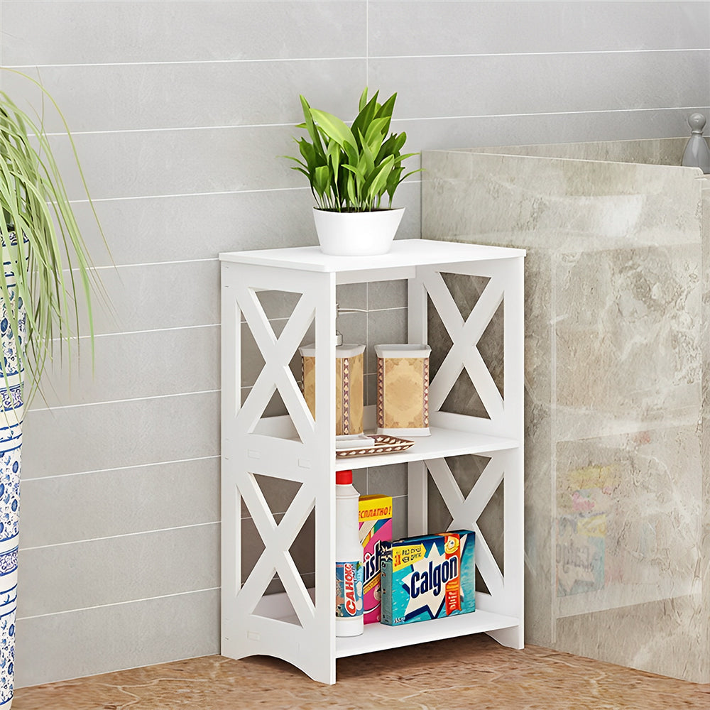STORFEX 2 Tier End Bedside Table