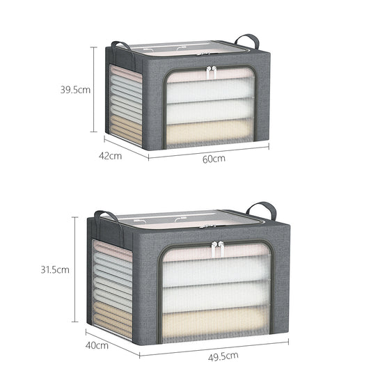 STORFEX Steel Framed Stackable Closet Storage Organizer