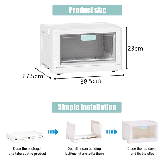 STORFEX Collapsible Storage Bins Closet Organizers
