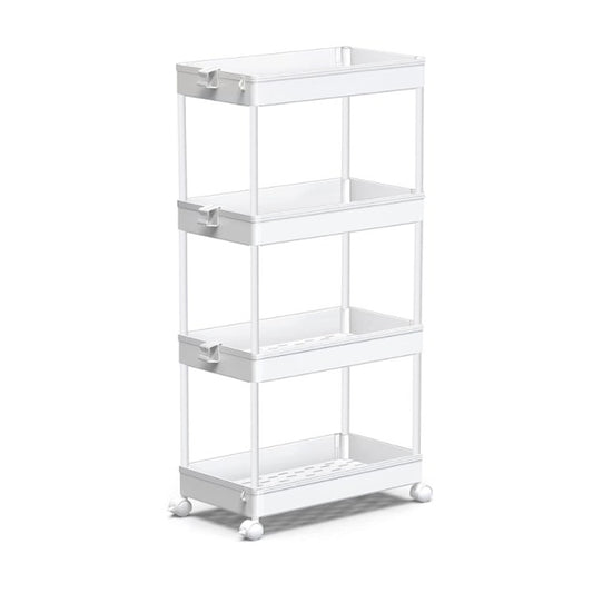STORFEX 4-Tier Storage Rolling Cart - Organization Utility Cart