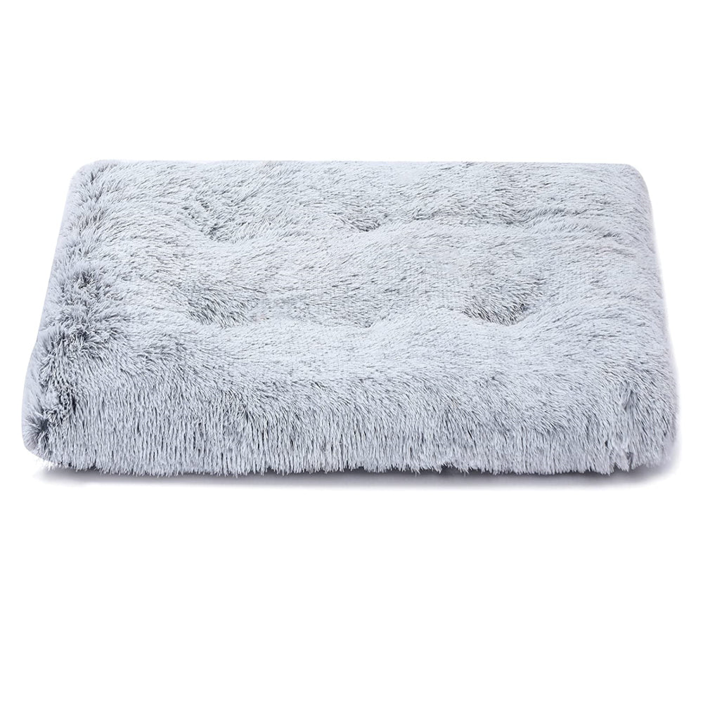 PETSWOL Plush and Cozy Pet Mat for Ultimate Comfort and Warmth-Light Grey