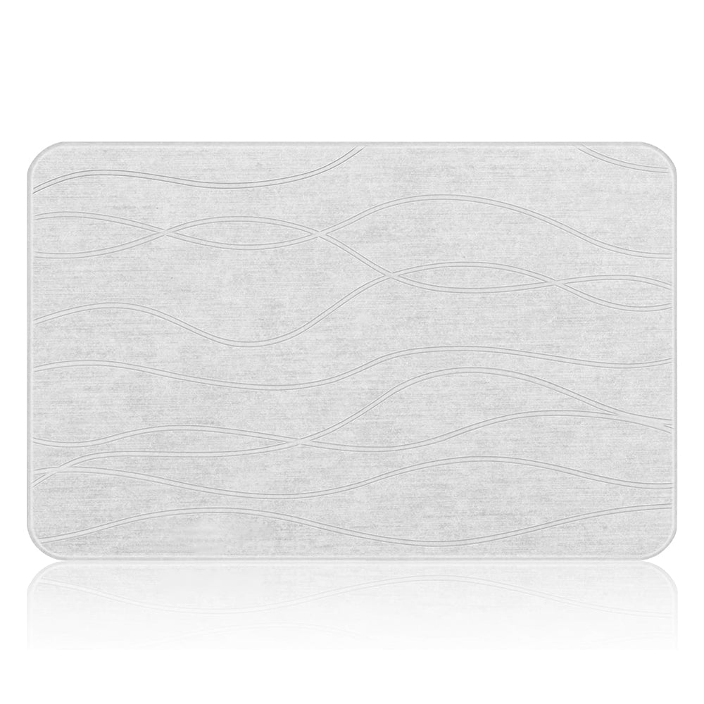 COMFEYA Stone Bath Mat Diatomaceous Earth Bath Mat - Fast-Drying, Non-Slip, and Eco-Friendly