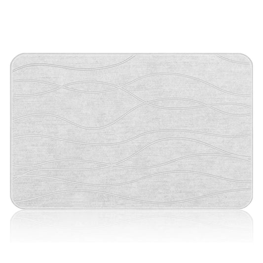 COMFEYA Stone Bath Mat Diatomaceous Earth Bath Mat - Fast-Drying, Non-Slip, and Eco-Friendly