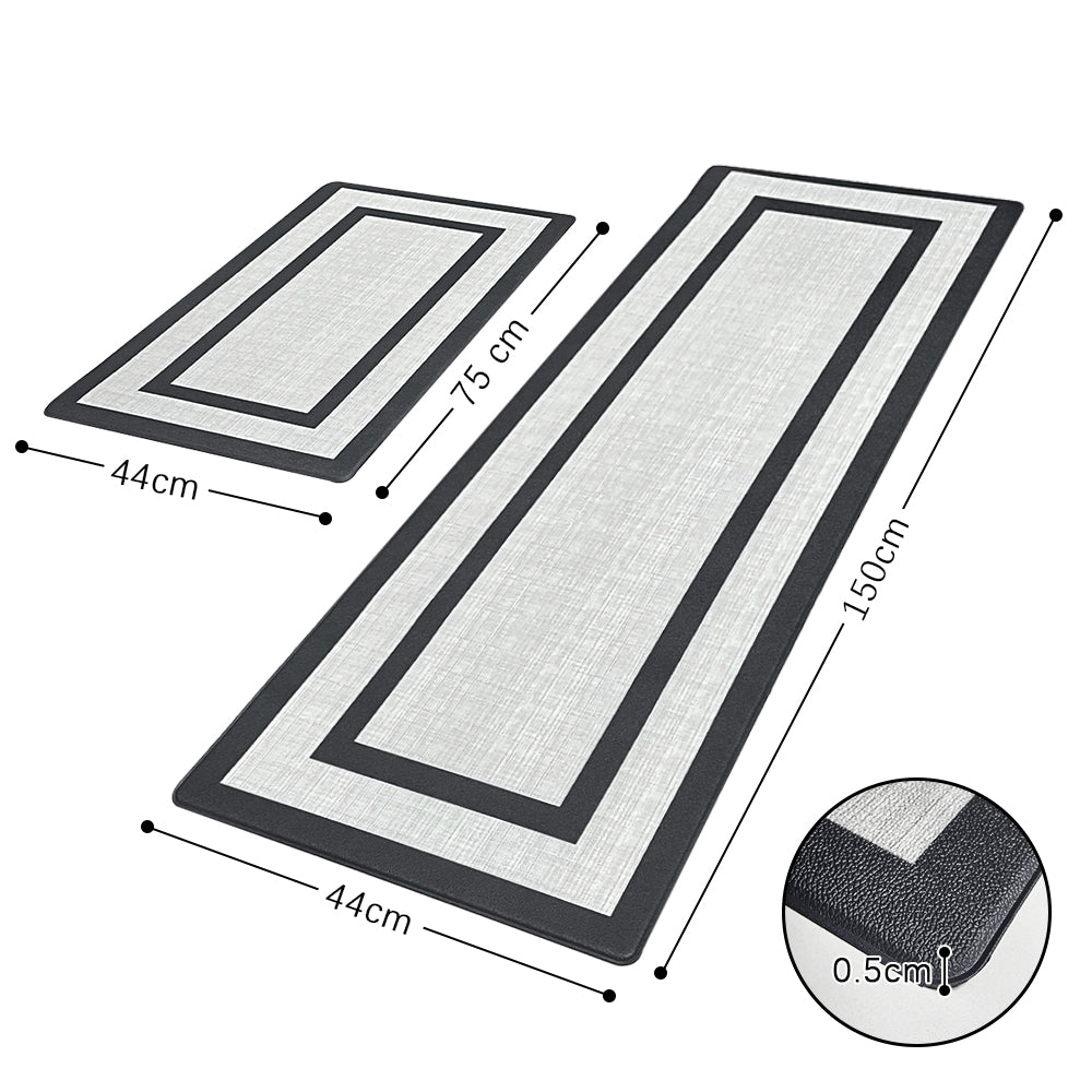 COMFEYA 2 Pack Non-Skid Waterproof Kitchen Mat