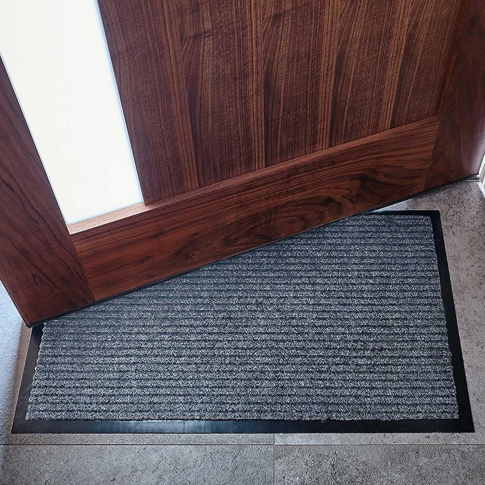 COMFEYA 2 Pack Front Door Mat Indoor Outdoor Entryway Welcome Mats