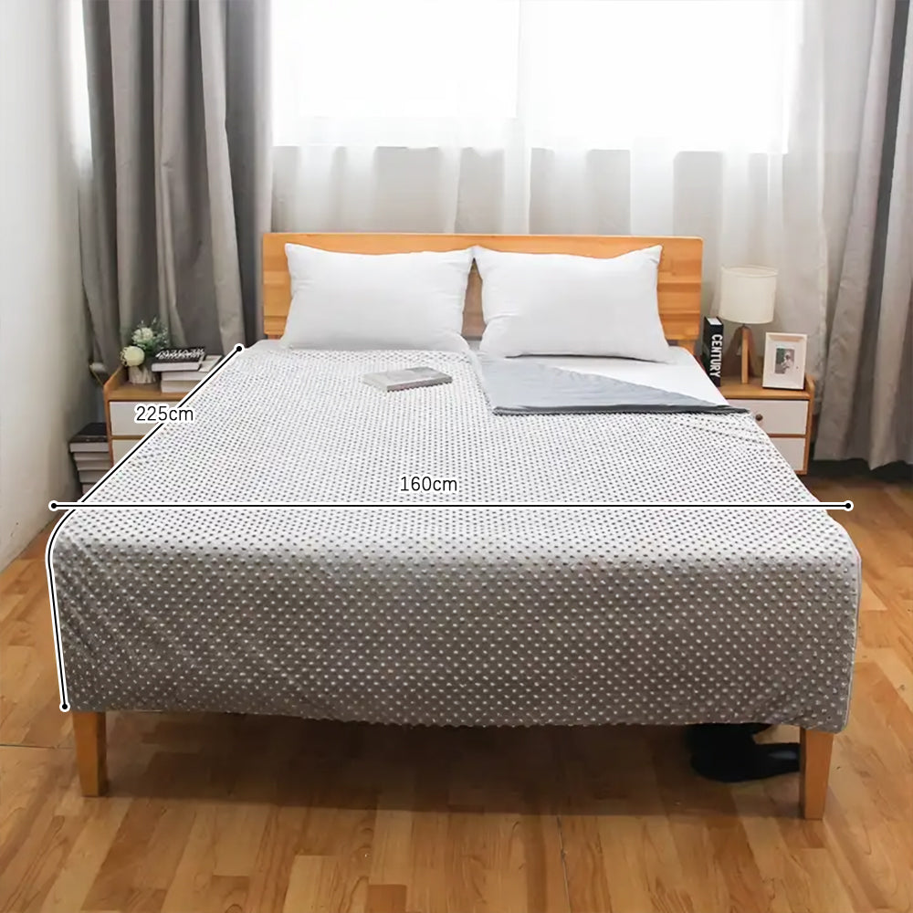 COMFEYA Soft and Comfortable Weighted Blanket Duvet Cover - Gray