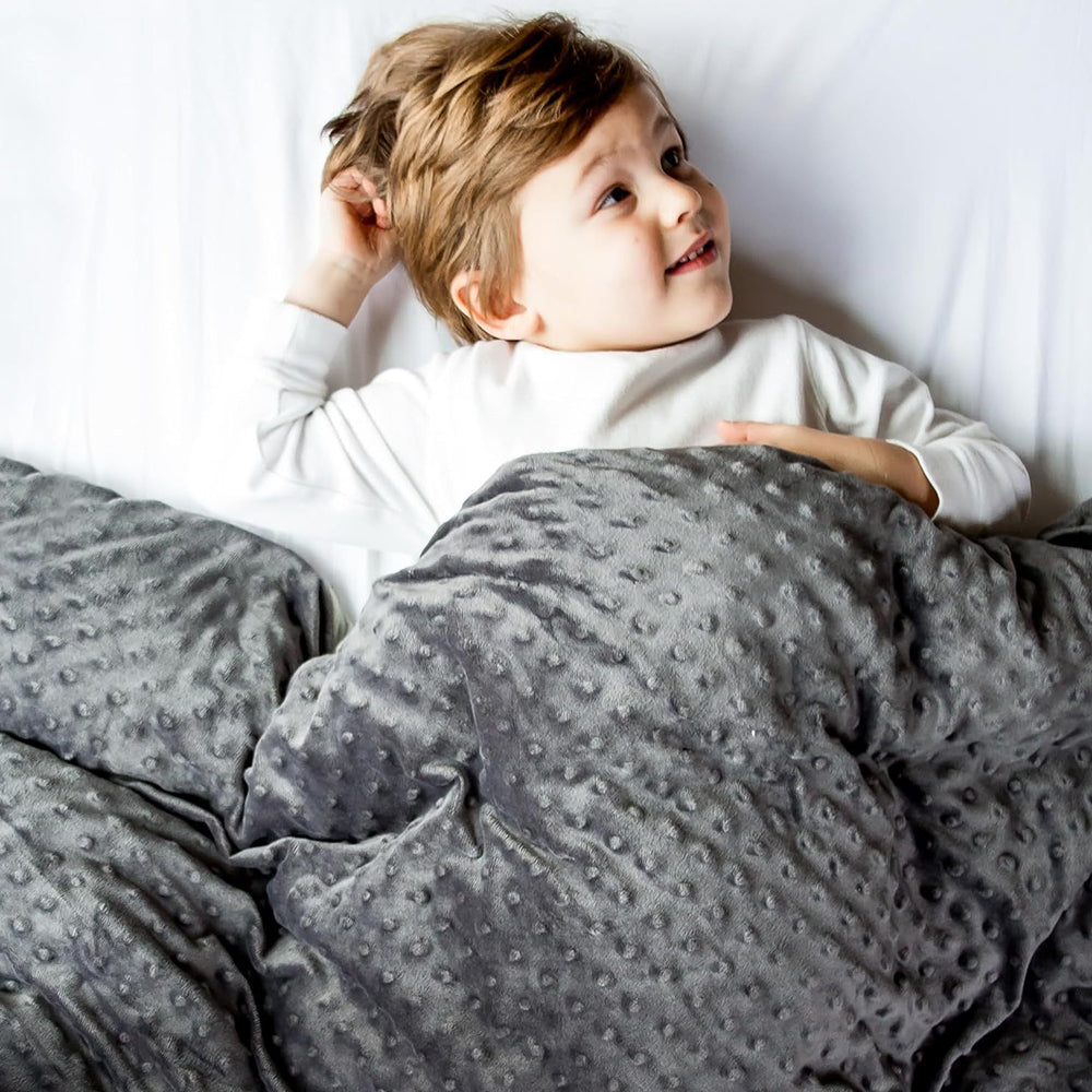 COMFEYA Soft and Comfortable Weighted Blanket Duvet Cover - Gray