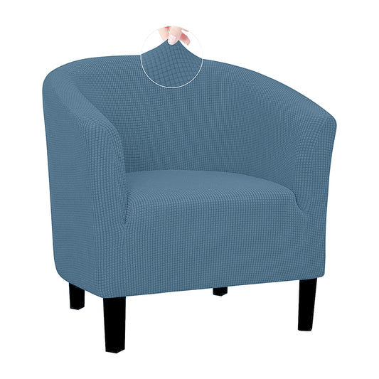 COMFEYA Elastic All-Inclusive Single Sofa Cover - Solid Color Semicircle Sofa Chair Cover