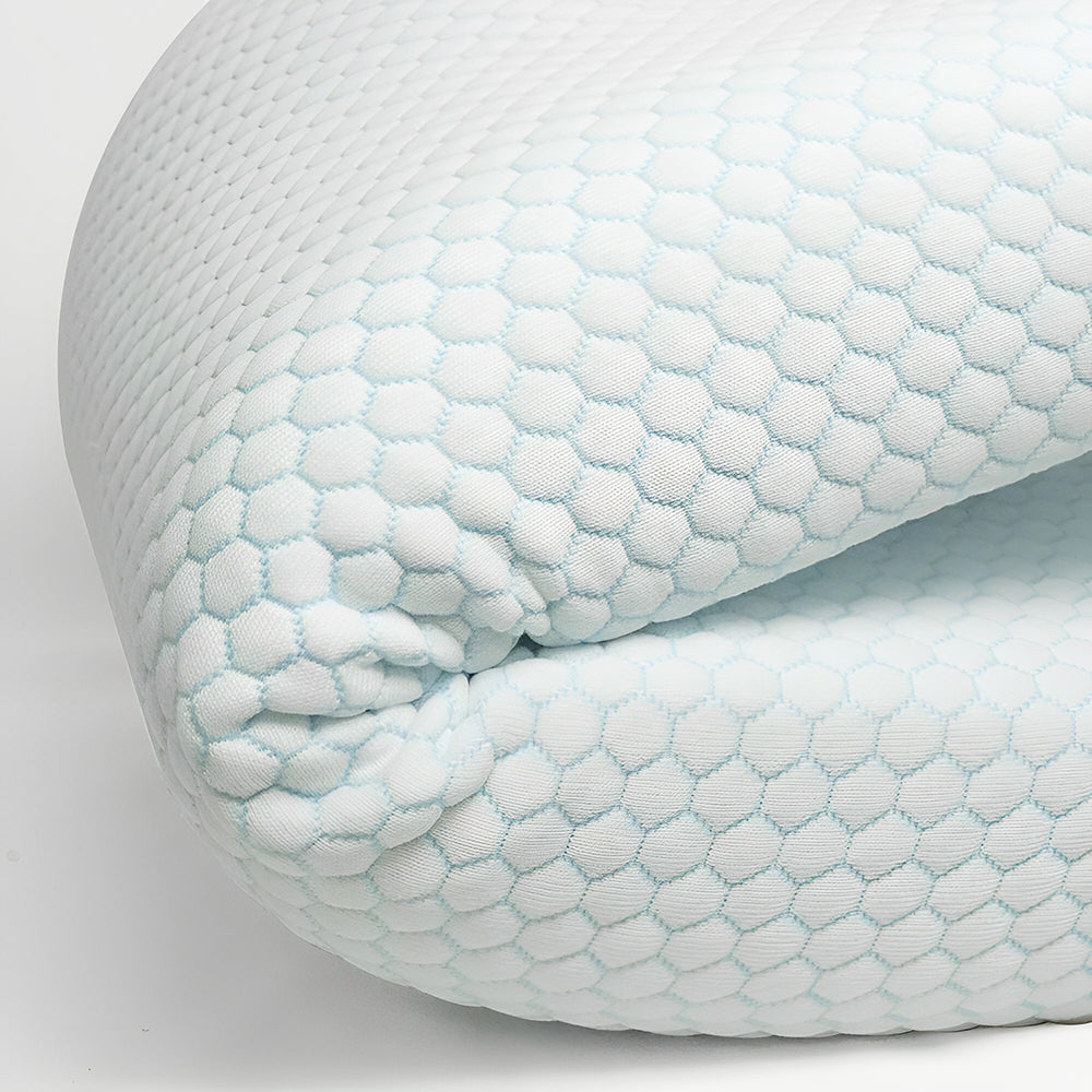 COMFEYA Cervical Neck Pillow for Pain Relief Sleeping - Orthopedic Contour Memory Foam Pillow with Cooling Pillow Covers
