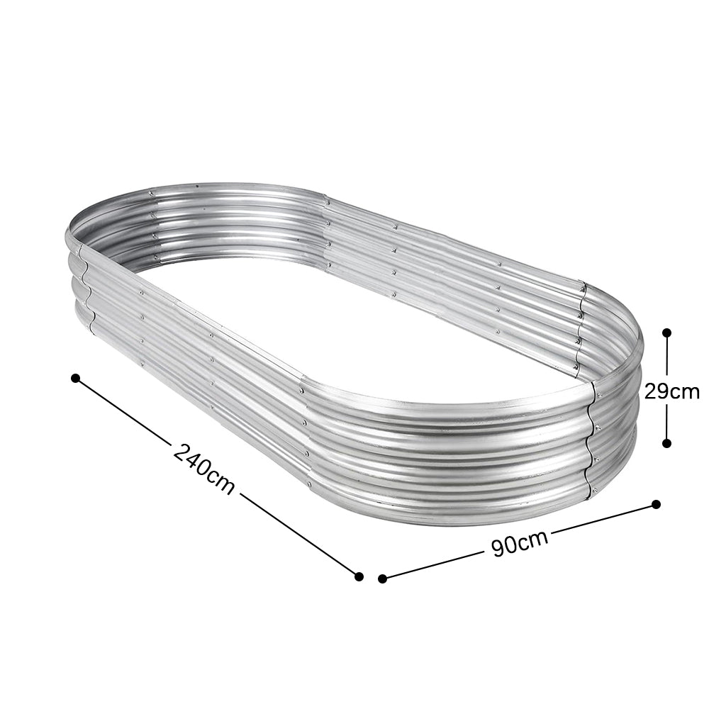 GREENHAVEN Raised Garden Bed Outdoor Galvanized Planter Boxes