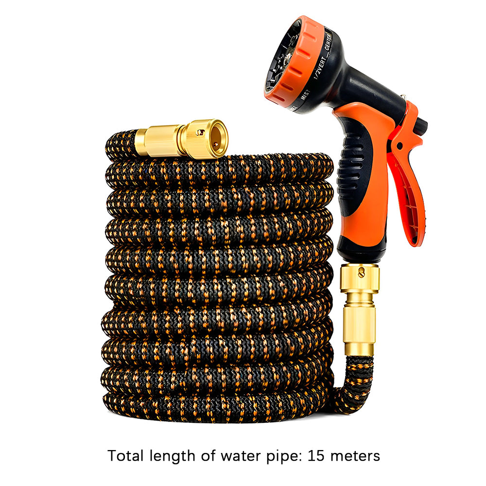 GREENHAVEN Expandable Garden Hose with 10 Spray Patterns Nozzle
