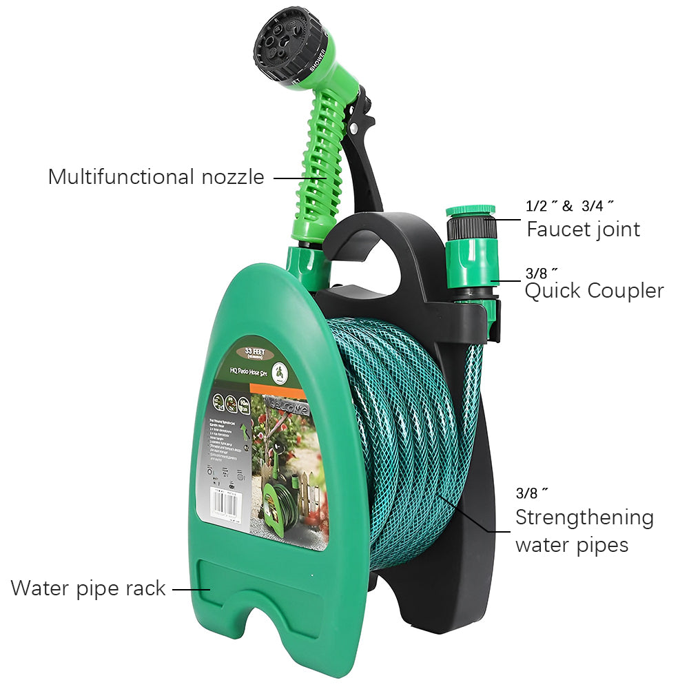 GREENHAVEN 10m Garden Hose - Portable Car Wash Hose for Easy Watering and Cleaning
