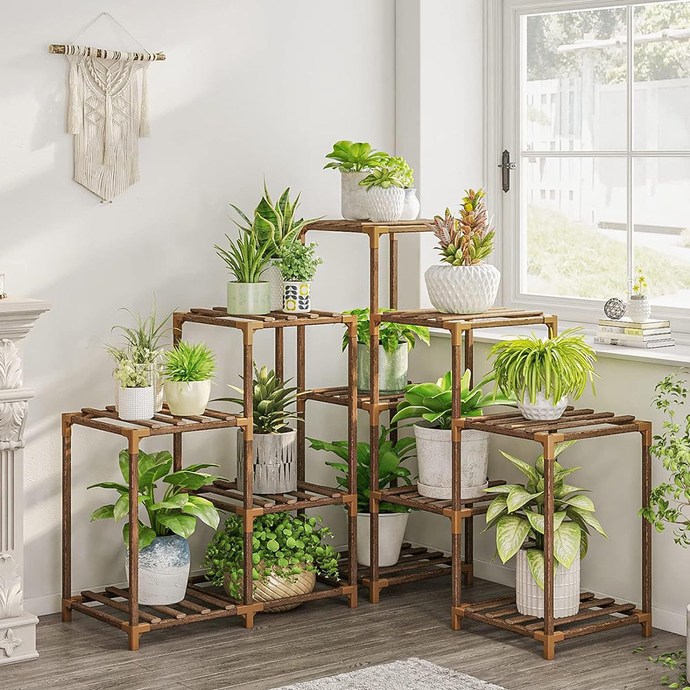 GREENHAVEN Multi-layer Wooden Plant Stand