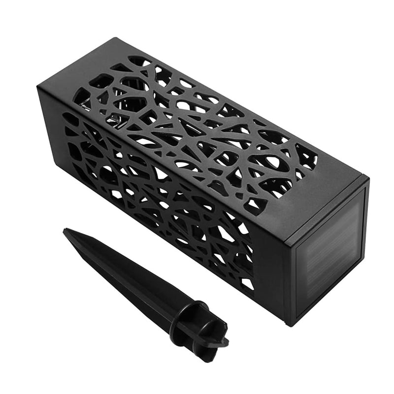 Pack of 4 Cool White Waterproof LED Garden Stake Sensor Ground Lights- Solar Powered