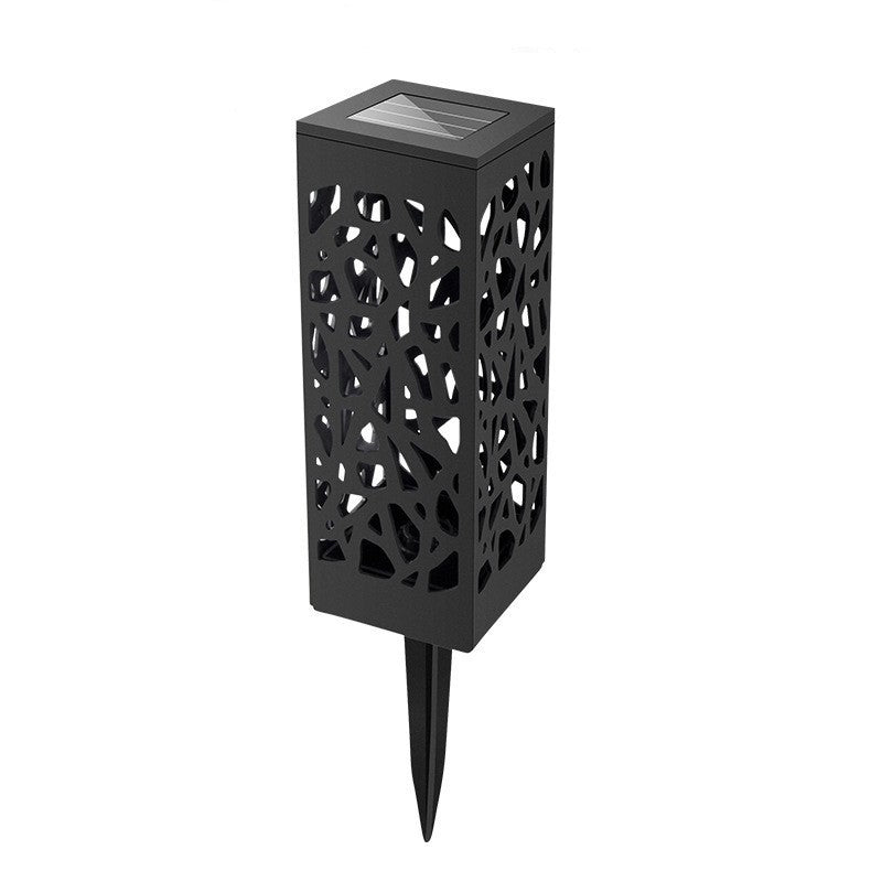 Pack of 4 Cool White Waterproof LED Garden Stake Sensor Ground Lights- Solar Powered