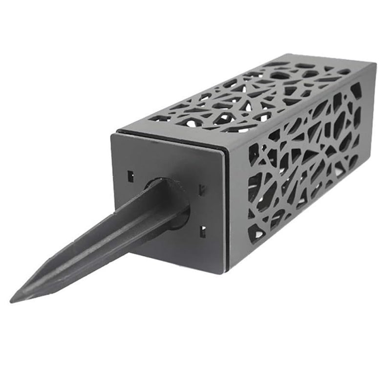 Pack of 4 Cool White Waterproof LED Garden Stake Sensor Ground Lights- Solar Powered