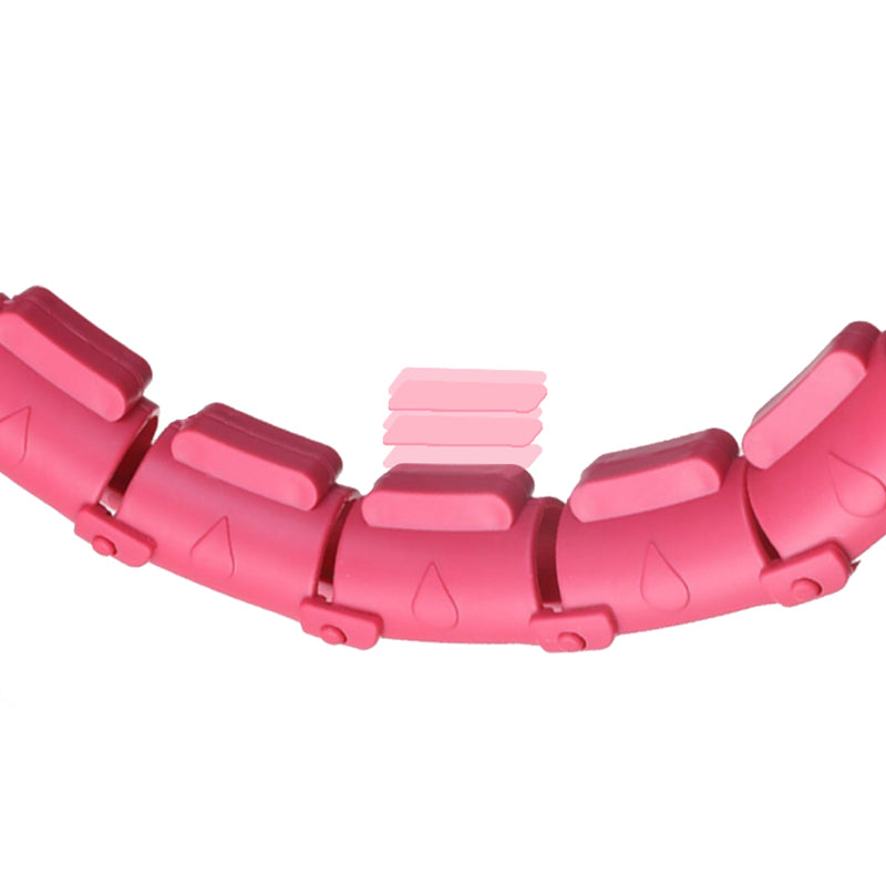 24 Section Adjustable Abdominal Weighted Hula Hoop - Available in 2 Colors