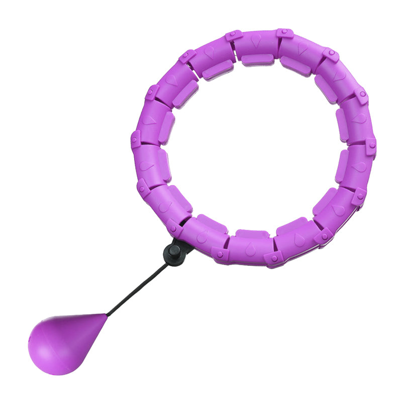 24 Section Adjustable Abdominal Weighted Hula Hoop - Available in 2 Colors
