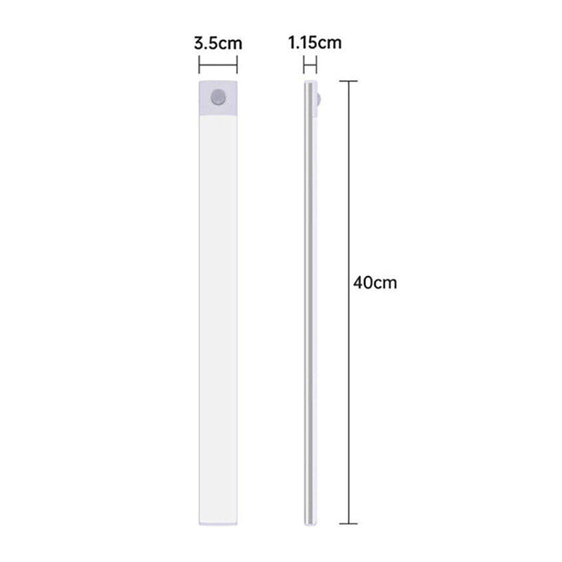 LED Motion Sensor Under Closet Cabinet Light Rechargeable Magnetic Dimmable Lamp