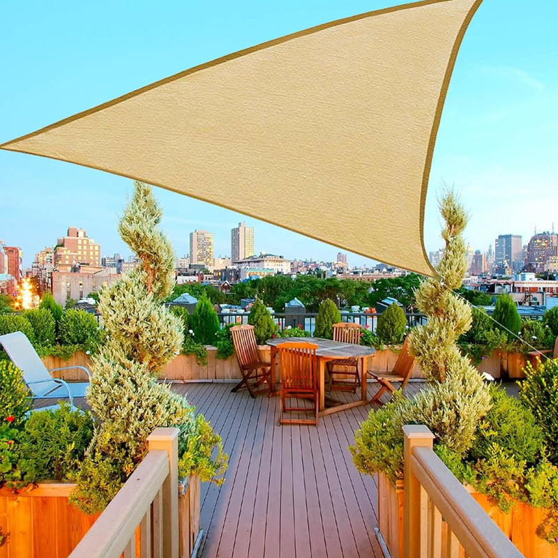 Summer UV Block Sun Shade Sail Cover for Patio Garden Sandbox