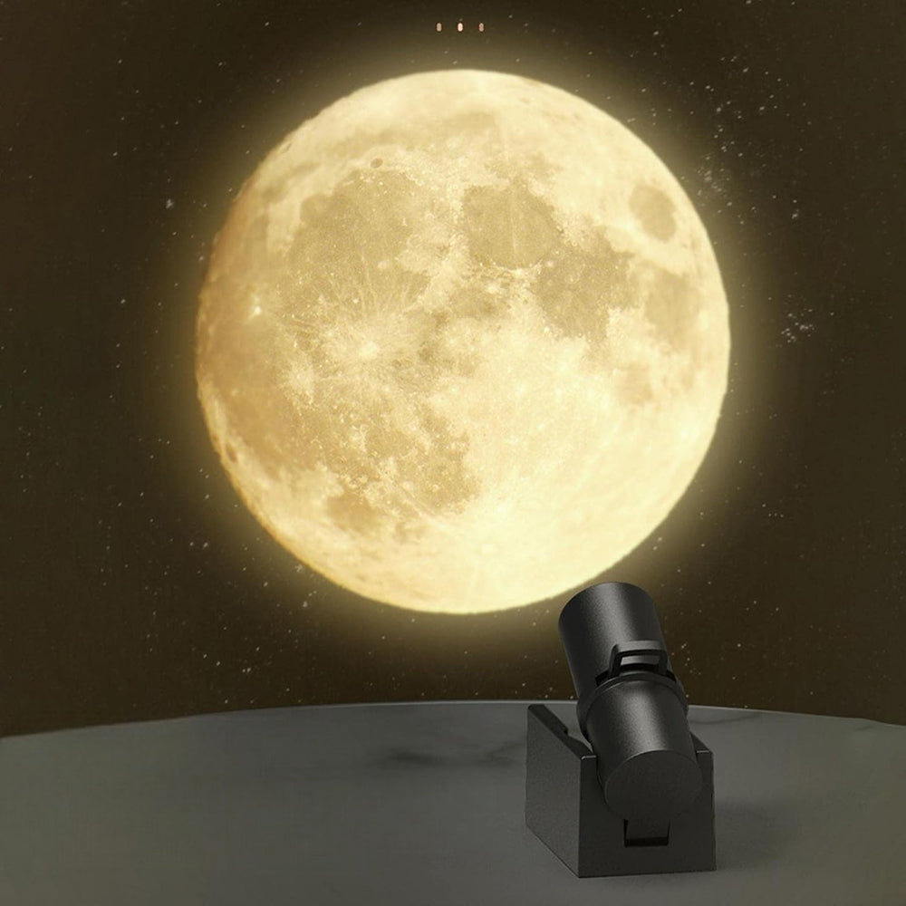 USB-Rechargeable LED Moon Projector for Bedroom Décor & Birthday Gift