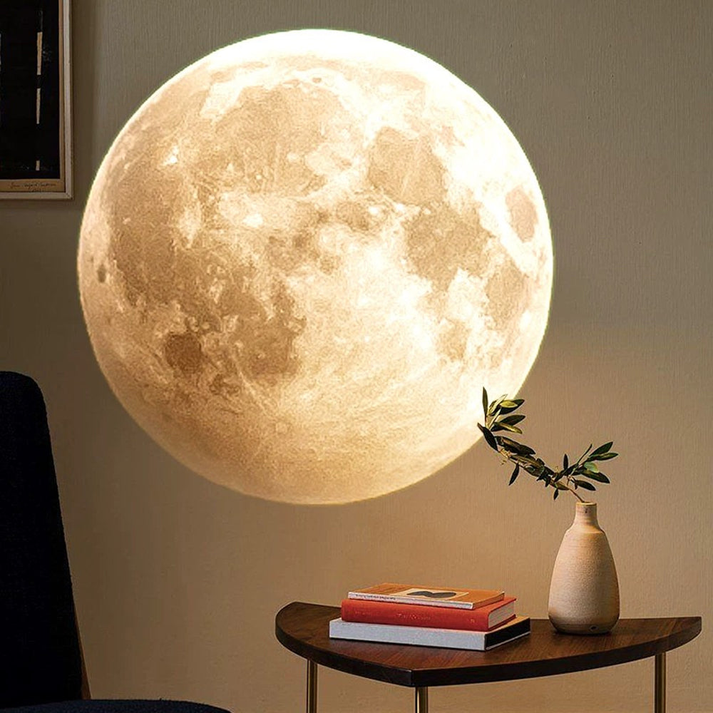 USB-Rechargeable LED Moon Projector for Bedroom Décor & Birthday Gift