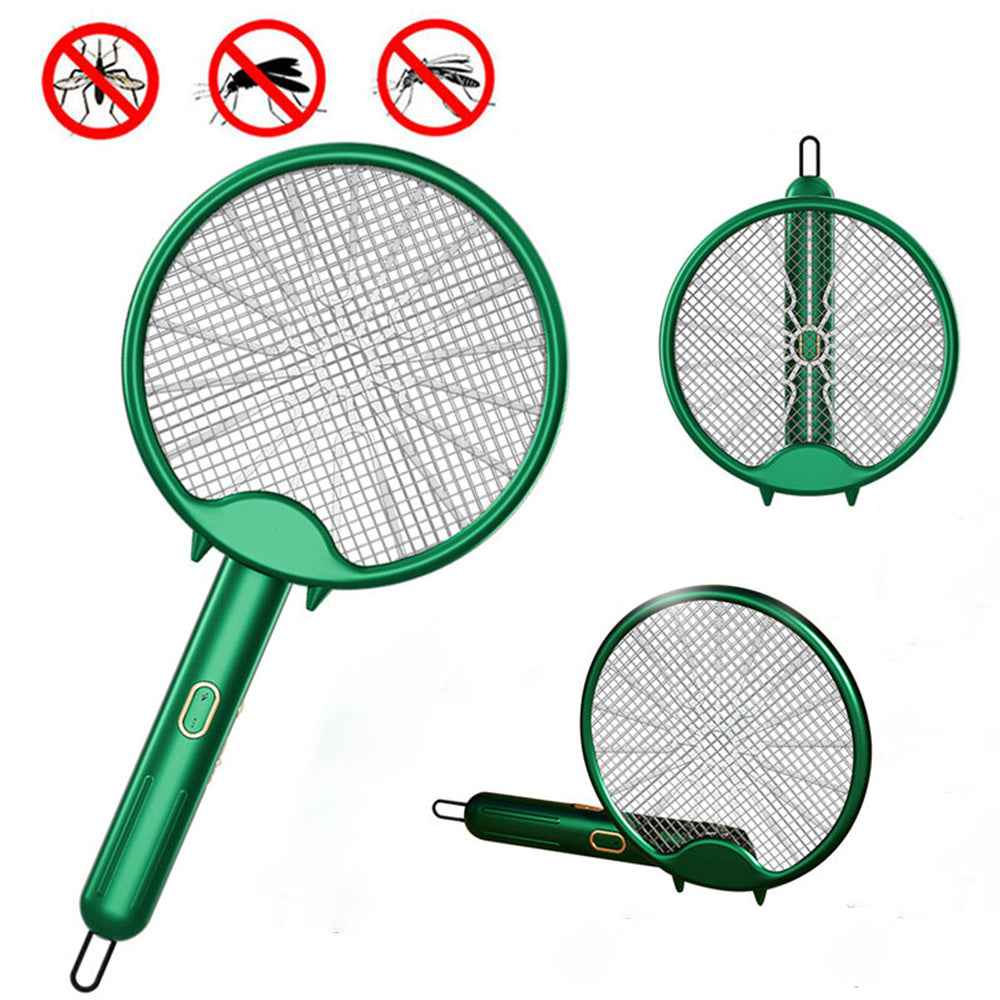 USB Rechargeable 3000V Foldable Mosquito Racket