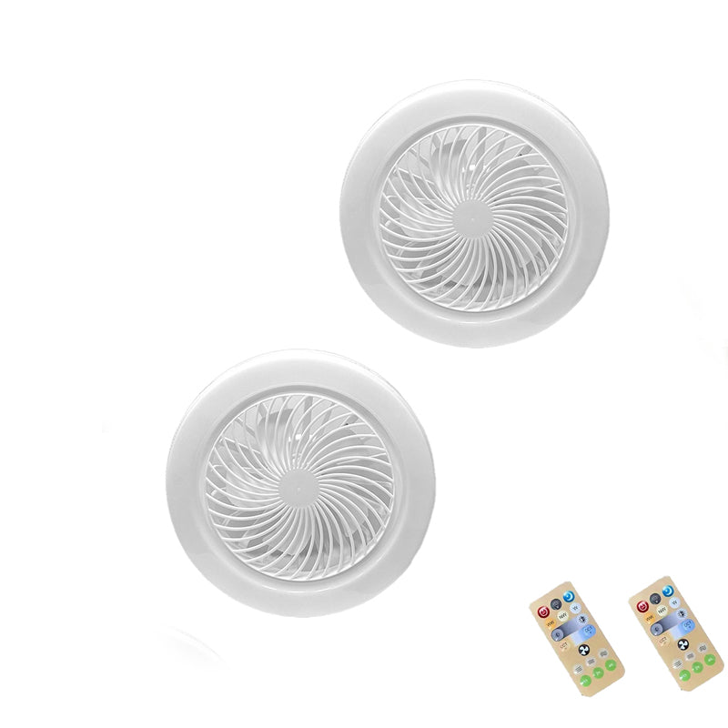 Modern Nordic 2-in-1 Ceiling Fan Light with Remote Control