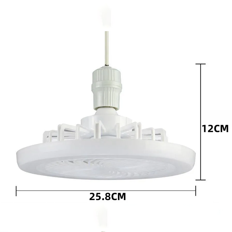 Modern Nordic 2-in-1 Ceiling Fan Light with Remote Control