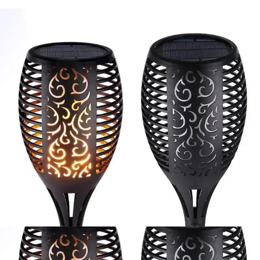 12LED Solar Flame Torch Light