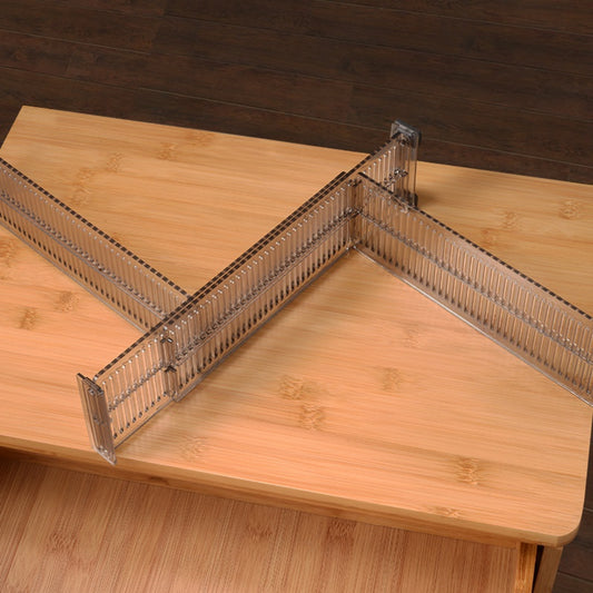 2pcs Adjustable Clapboard Drawer Divider Partition