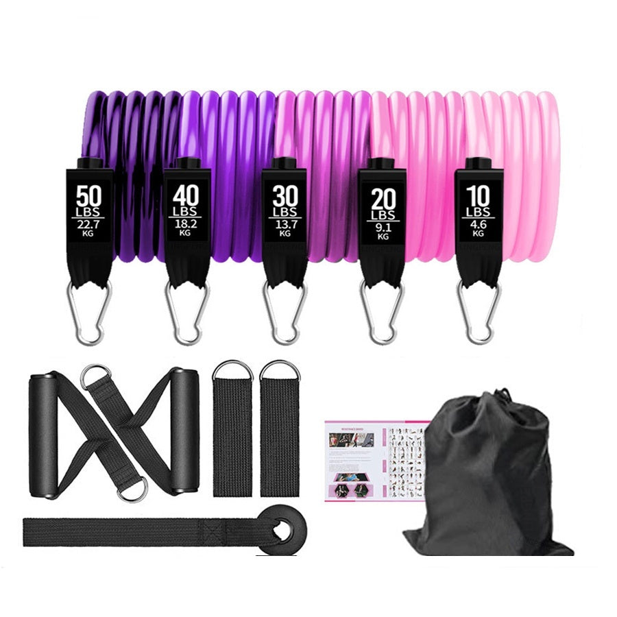 5-Piece Fitness Resistance Band Set