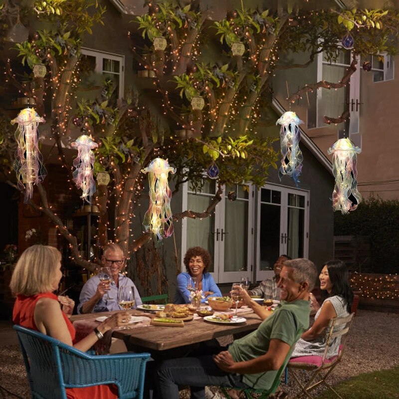 Colorful Gradient Jellyfish LED Light