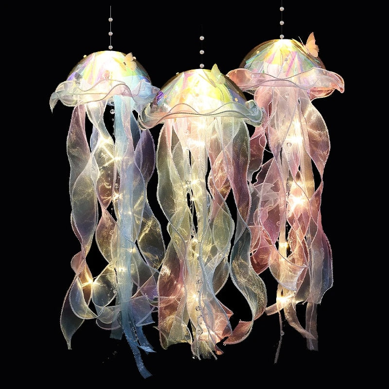 Colorful Gradient Jellyfish LED Light