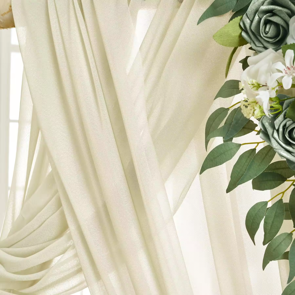 Height Adjustable Heavy Duty Wedding Ceremony Canopy Chuppah Backdrop Stand Kit