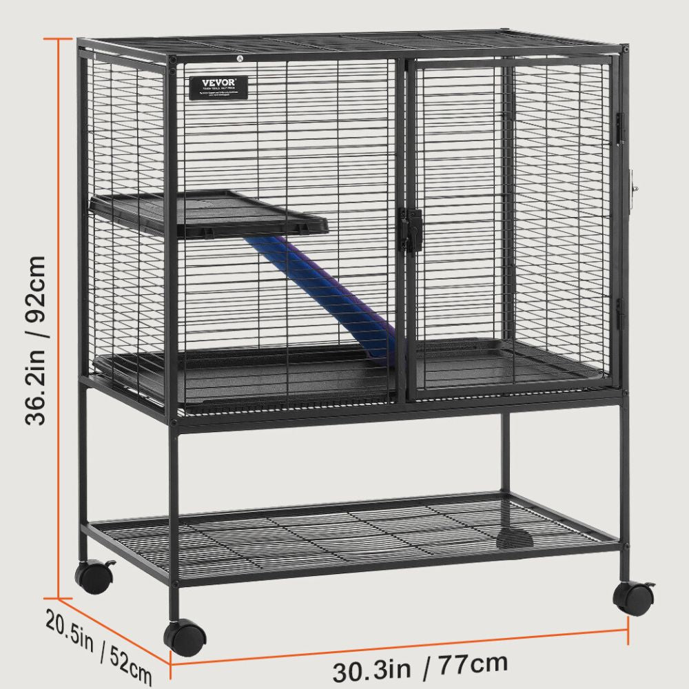 Ultimate 4-Tier Small Animal Cage for Ferrets